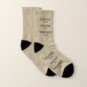 funny whiskey slogan socks