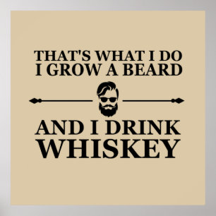 funny whisky drinker quote poster