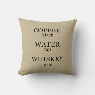 Funny whisky quotes humour whiskey sayings cushion