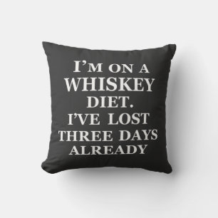 Funny whisky quotes humour whiskey sayings cushion