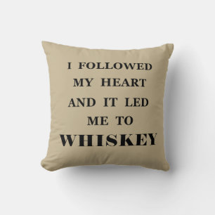 Funny whisky quotes humour whiskey sayings cushion