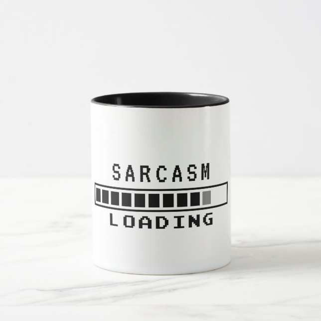 Funny White Classic Mug (Center)