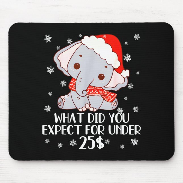 Funny White Elephant Pjs For Adults Under 15 20  Mouse Mat (Front)