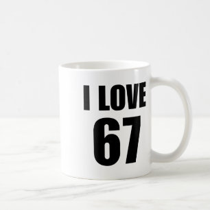 Funny White Lie Party Teacher Women's I Love 67 Br Coffee Mug