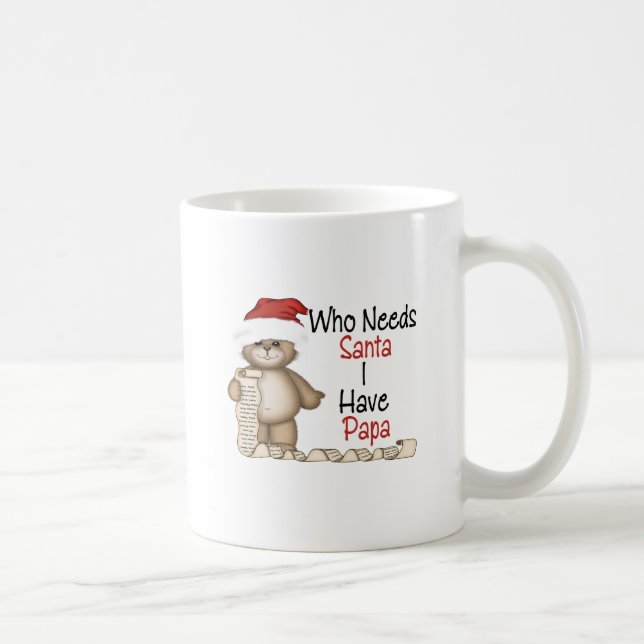 Funny Who Needs Santa Papa Coffee Mug (Right)
