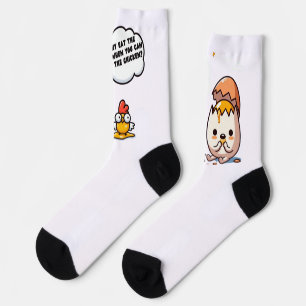 FUNNY: WHY EAT AN EGG WHEN YOU CAN HAVE A CHICKEN SOCKS