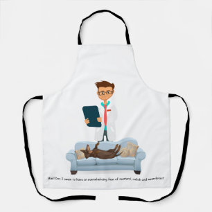 Funny Wiener Dog All-Over Print Apron