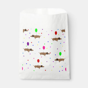 funny wiener dogs dachshund balloons favour bags