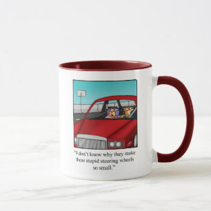 Funny Wife Backseat Driver Humour Mug