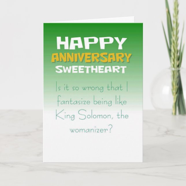 Funny wife birthday wish card (Front)