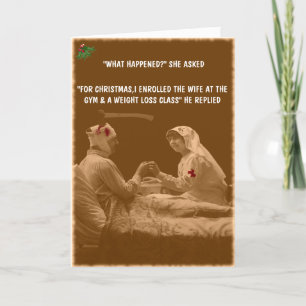Funny wife Christmas Holiday Card