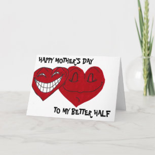 FUNNY WIFE'S MOTHER'S DAY card