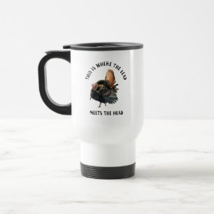 Funny Wild Turkey Hunting Mug
