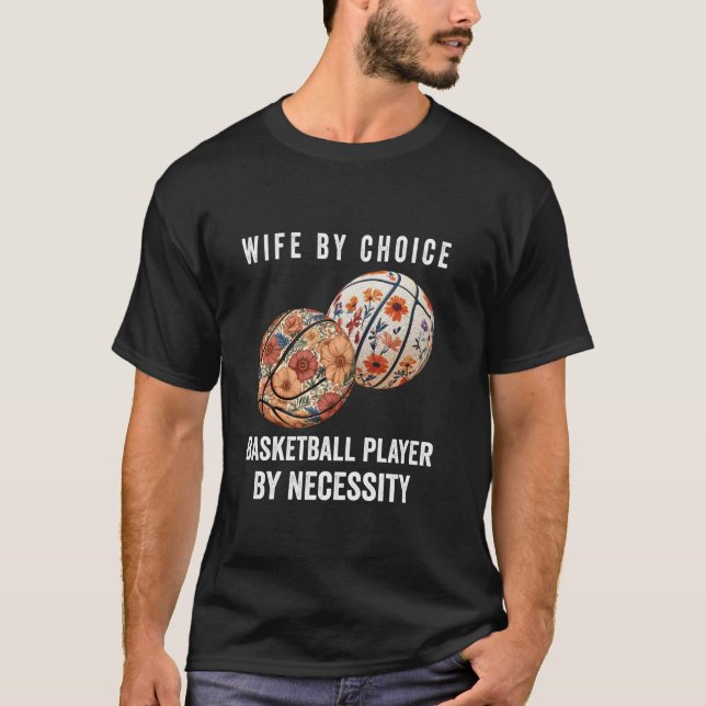 Funny Wildflower Boho Aesthetic for Wife Basketbal T-Shirt (Front)