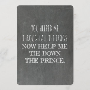 Funny Will you be my Bridesmaid Invitation