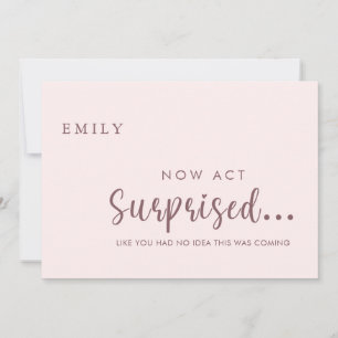 Funny Will you be my Bridesmaid Proposal Card