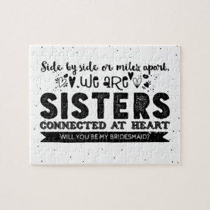 Funny Will You Be My Bridesmaid Proposal Jigsaw Puzzle