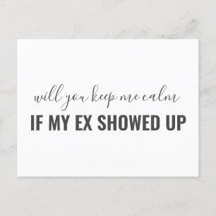 Funny Will You Be My Bridesmaid Simple Invitation Postcard