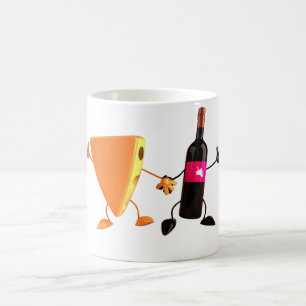Funny Wine and Cheese Party Coffee Mug