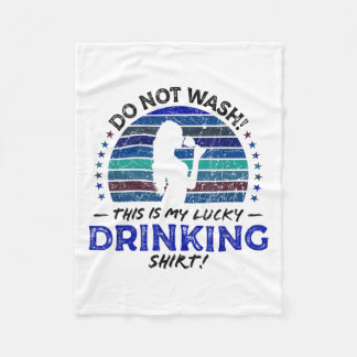 Funny Wine Drinking Woman Winery Quote, Retro Cute Fleece Blanket