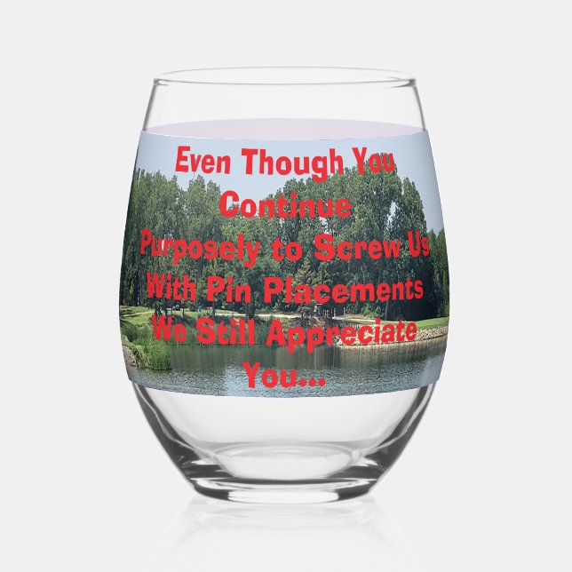Funny Wine Glass (Back)