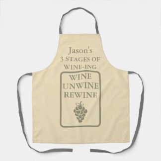 Funny Wine Lovers  Apron