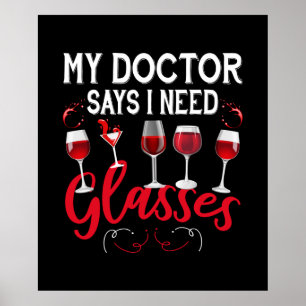 funny wine lovers word art Poster