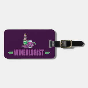 Funny Wine Luggage Tag