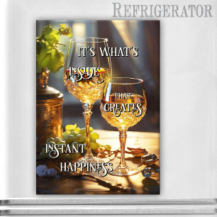Funny Wine Magnet