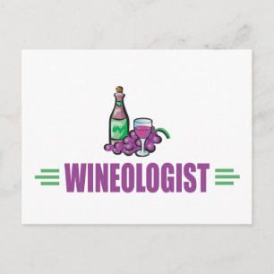 Funny Wine Postcard