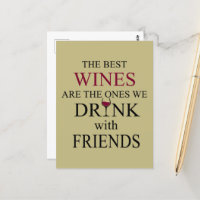 funny wine quote for friends