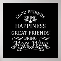 funny wine quote for friends