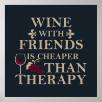 funny wine quote for friends students