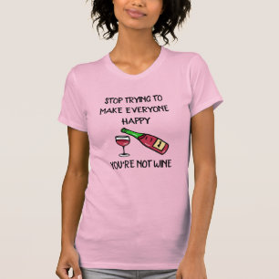 Funny Wine Quotes Alcohol Humour T-Shirt