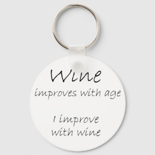 Funny wine quotes humor birthday gifts keychains