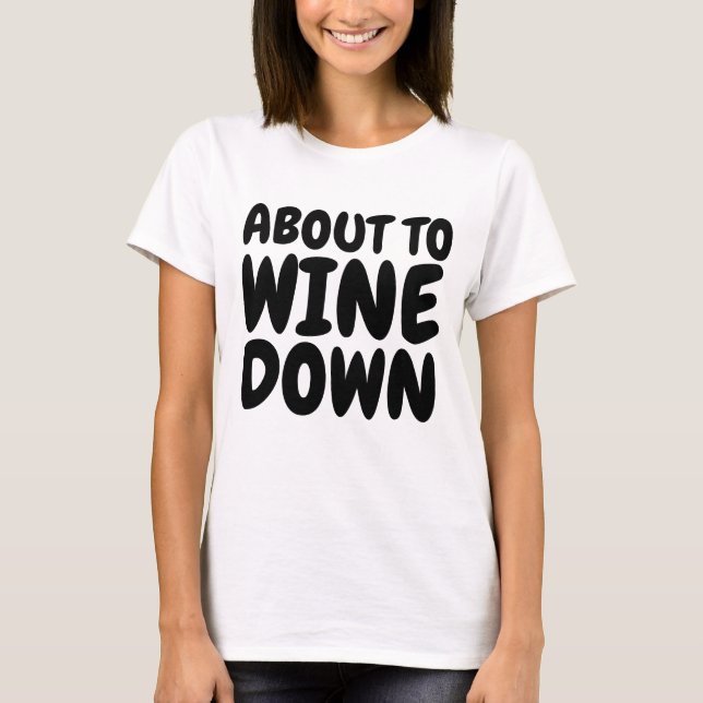 Funny WINE T-shirts Tees (Front)