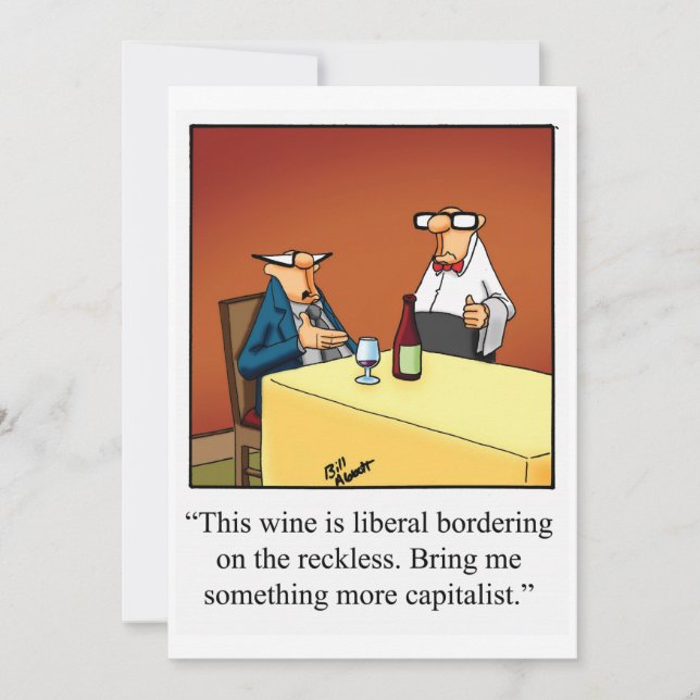 Funny Wine Tasting Party Invitation "Spectickles" (Front)