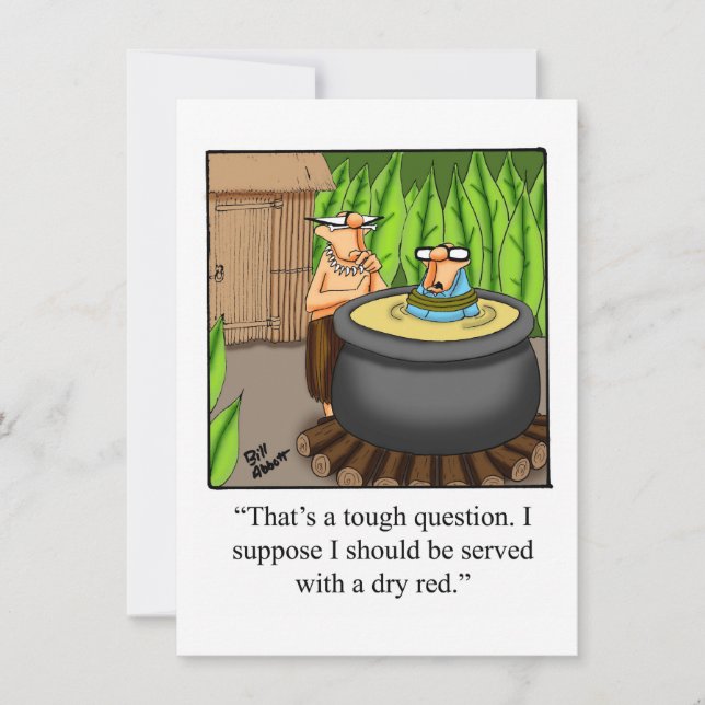 Funny Wine Tasting Party Invitations (Front)