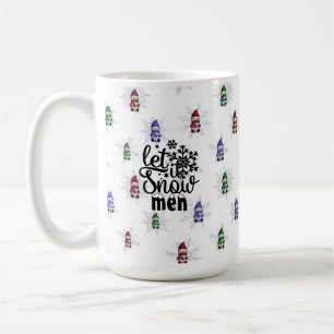 Funny Winter Gnome Snowmen Coffee Mug