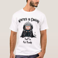 Funny Winter Is Coming Cartoon Parody Design