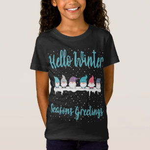 Funny Winter Seasons Greetings Gnomes Christmas T-Shirt