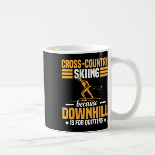 Funny Winter Sport Snow Cross-country Skiing Appea Coffee Mug