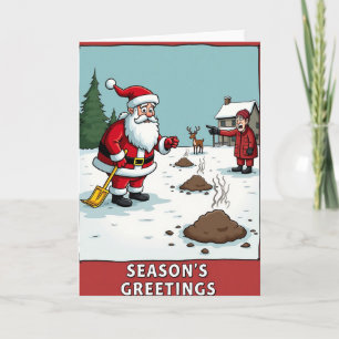 Funny Winter Yard Card