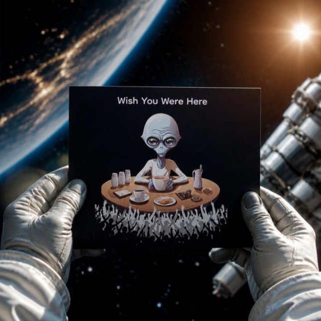 Funny Wish You Were Here Postcard (Creator Uploaded)