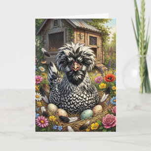 Funny Wishing you a Clucking Good Birthday Card