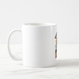 Funny Witch Halloween Haunted House Batty Graphic Coffee Mug