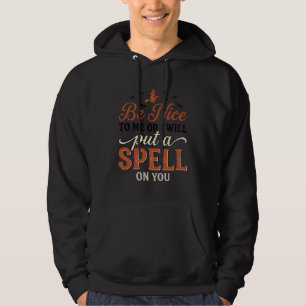Funny Witch Spell Quote Halloween Vector Design_1 Hoodie