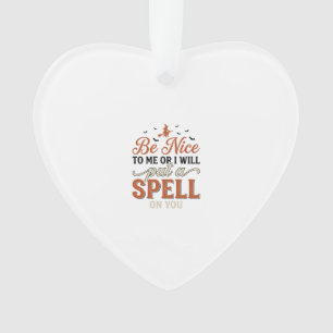 Funny Witch Spell Quote Halloween Vector Design_1 Ornament