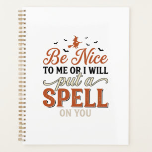 Funny Witch Spell Quote Halloween Vector Design_1 Planner