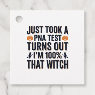Funny Witch Test Halloween Quote Vector Design_1 Favour Tags